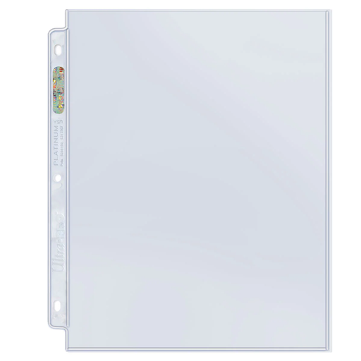 Ultra PRO: Platinum Hologram 1-Pocket Pages - 3-Holes (8.5" x 11" / 100-Pack) - for just $0! 