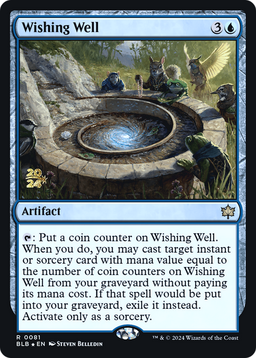 Wishing Well (PRE-081) - Bloomburrow Promos Foil - for just $0.14! 