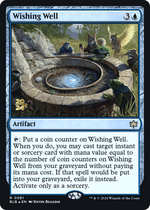 Wishing Well (PRE-081) - Bloomburrow Promos Foil - for just $0.14! 