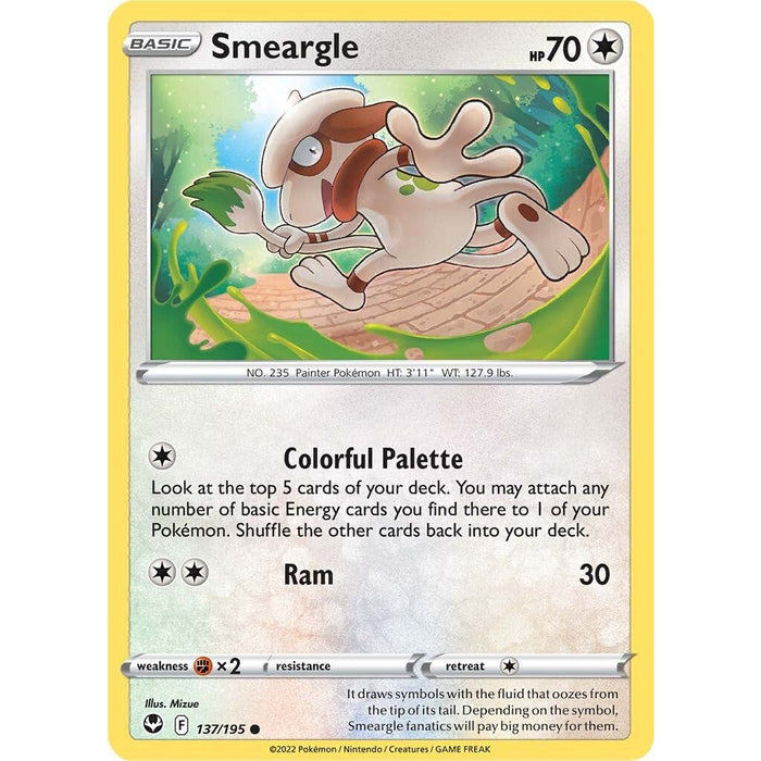 Smeargle (137/195) [Sword & Shield: Silver Tempest] - Just $0.04! Shop now at Retro Gaming of Denver