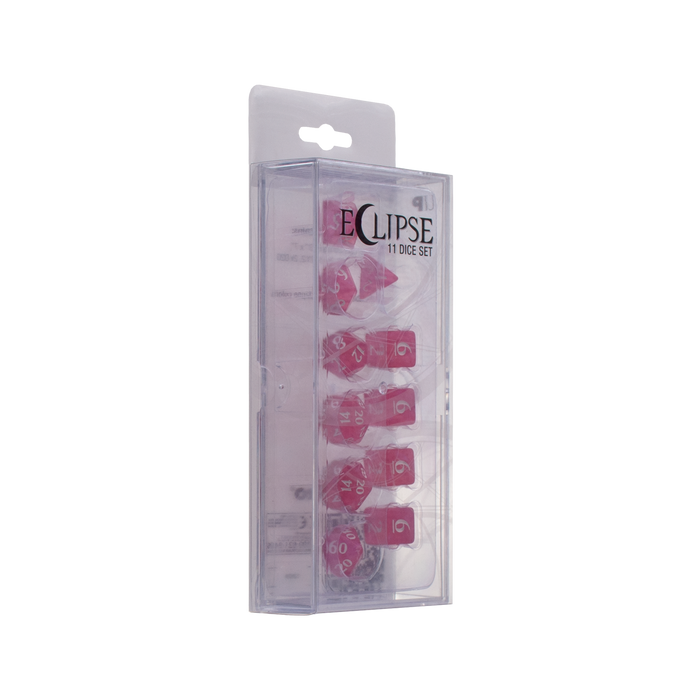 Ultra PRO: 11-Dice Set - Eclipse (Hot Pink) - Just $9.95! Shop now at Retro Gaming of Denver