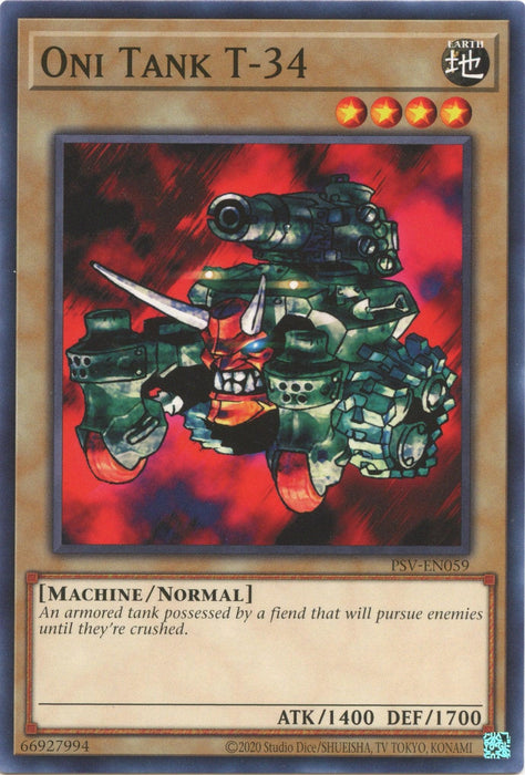 Oni Tank T-34 (25th Anniversary) [PSV-EN059] Common - for just $0.10! 