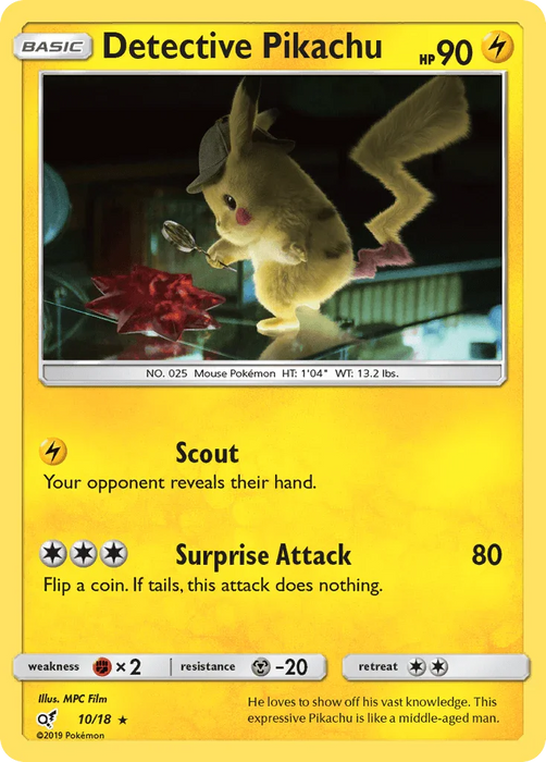 Detective Pikachu (10/18) [Sun & Moon: Detective Pikachu] - for just $5.35! 