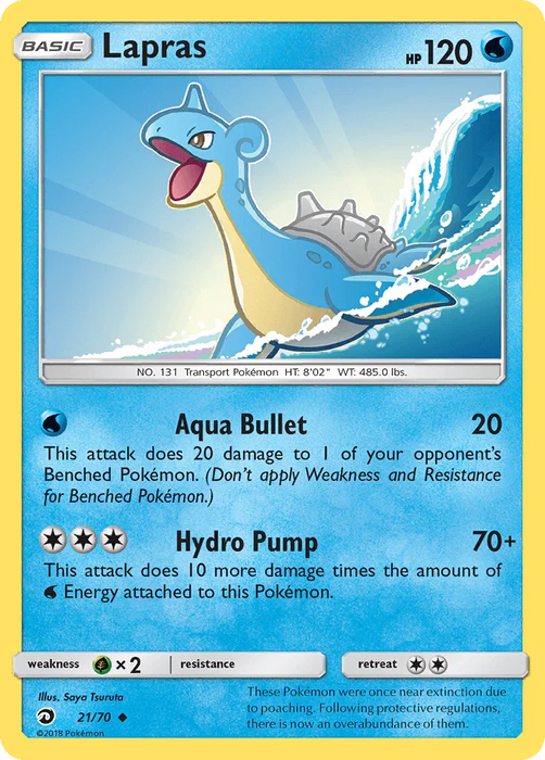 Lapras (21/70) [Sun & Moon: Dragon Majesty] - for just $0.25! 