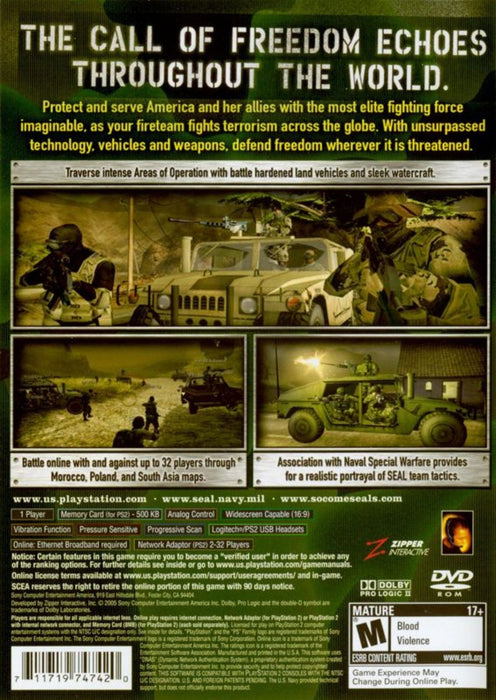SOCOM 3: U.S. Navy Seals – PlayStation 2 (PS2) - for just $4.99! 