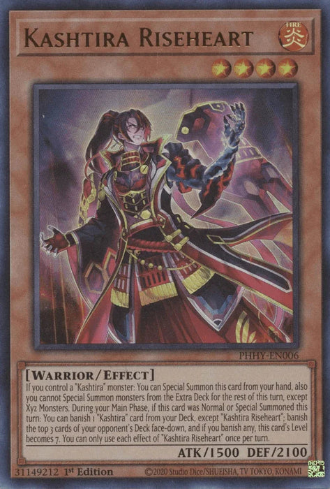 Kashtira Riseheart [PHHY-EN006] Ultra Rare - for just $4! 