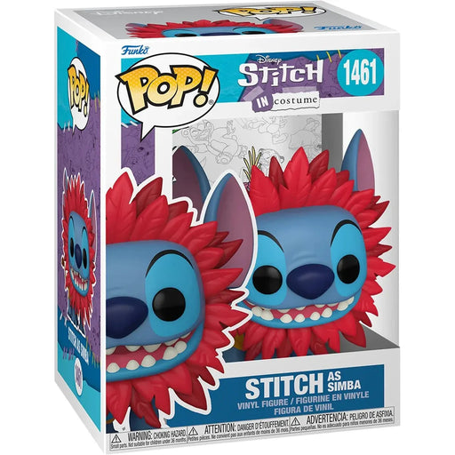 Lilo & Stitch Costume Stitch as Simba Funko Pop! Vinyl Figure #1461 - Just $9.95! Shop now at Retro Gaming of Denver