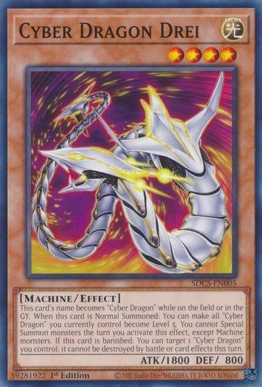 Cyber Dragon Drei [SDCS-EN005] Common - for just $0.10! 