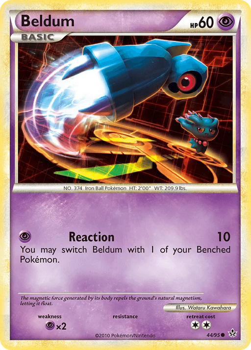 Beldum (44/95) [HeartGold & SoulSilver: Unleashed] - for just $0.15! 