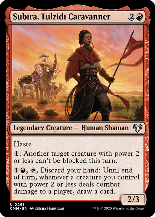 Subira, Tulzidi Caravanner (CMM-261) - Commander Masters - for just $0.05! 