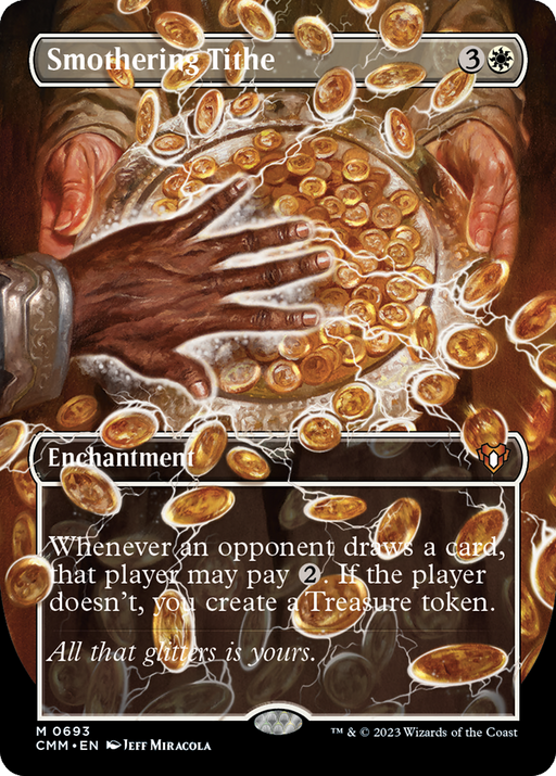 Smothering Tithe (CMM-693) - Commander Masters (Borderless) - for just $21.77! 