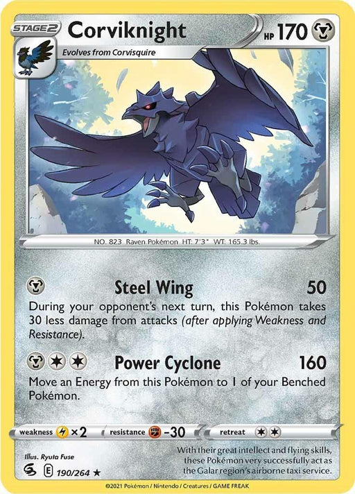 Corviknight (190/264) [Sword & Shield: Fusion Strike] - for just $0.10! 