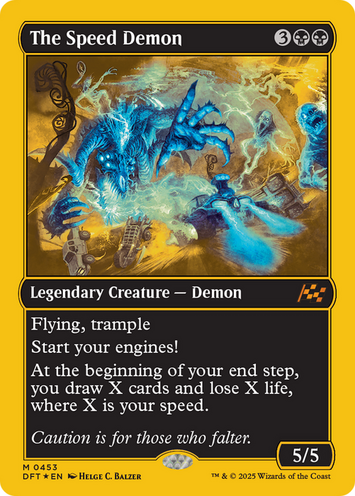 The Speed Demon (DFT-453) - Aetherdrift Foil - for just $2! 