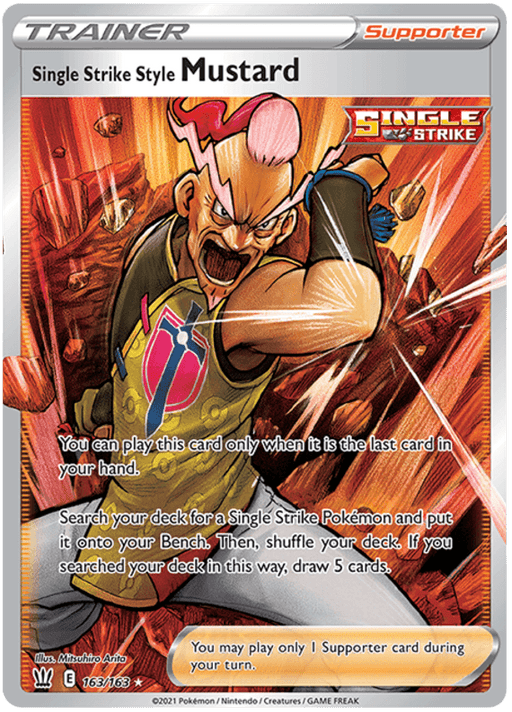 Single Strike Style Mustard (163/163) [Sword & Shield: Battle Styles] - for just $0.60! 