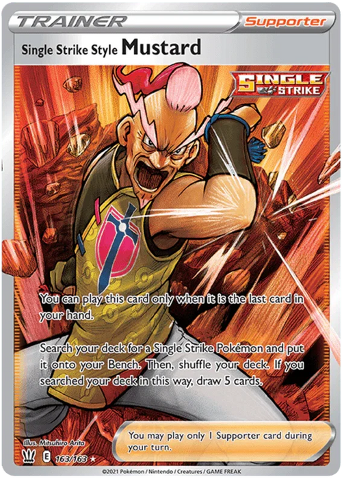 Single Strike Style Mustard (163/163) [Sword & Shield: Battle Styles] - for just $0.60! 