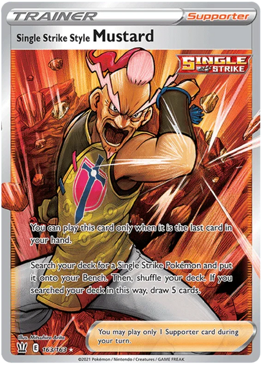 Single Strike Style Mustard (163/163) [Sword & Shield: Battle Styles] - for just $0.65! 