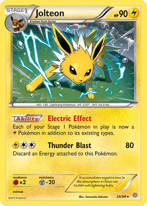 Jolteon (26/98) [XY: Ancient Origins] - for just $1.50! 