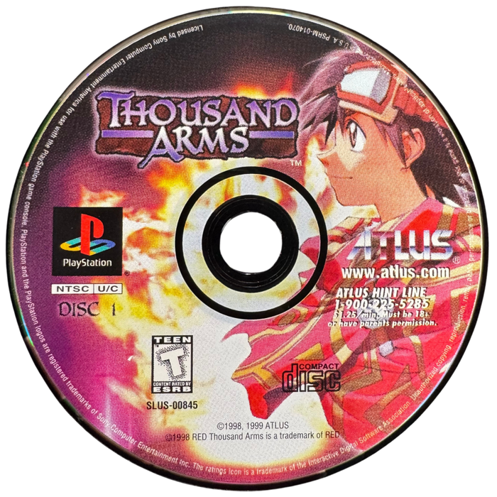 Thousand Arms [Complete In Box] – PlayStation 1 (PS1) - for just $216.99! 