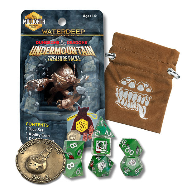 Sirius Undermountain Treasure Pack Dice Set PDQ 2025 - One Pack - for just $19.99! 