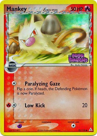 Mankey (70/110) (Delta Species) (Stamped) [EX: Holon Phantoms] - for just $5.20! 