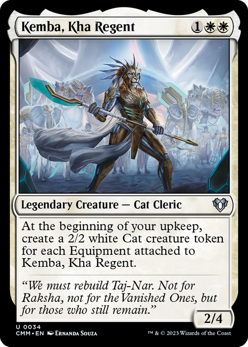 Kemba, Kha Regent (CMM-034) - Commander Masters - for just $0.06! 