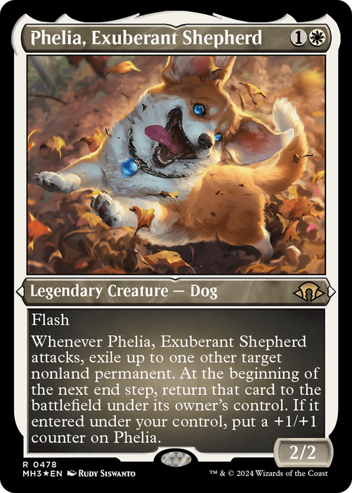 Phelia, Exuberant Shepherd (Foil Etched) [Modern Horizons 3] - Just $3.05! Shop now at Retro Gaming of Denver