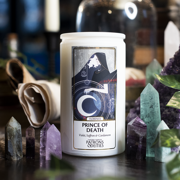 Cantrip Candles - Florence, Prince of Death 16 oz. - for just $41.99! 