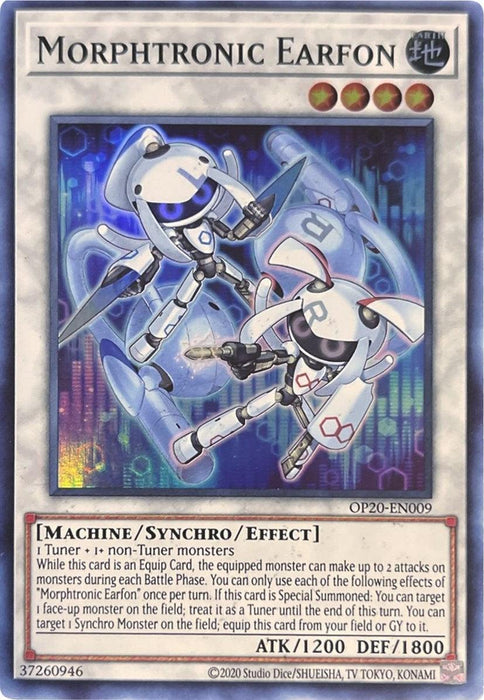 Morphtronic Earfon [OP20-EN009] Super Rare - for just $0.10! 