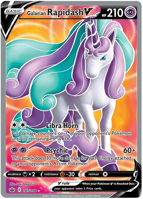 Galarian Rapidash V (167/198) [Sword & Shield: Chilling Reign] - for just $5.35! 