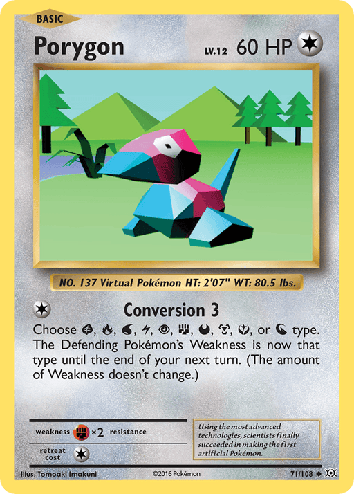 Porygon (71/108) [XY: Evolutions] - for just $0.10! 
