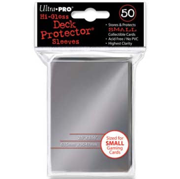 Ultra PRO: Small 50ct Sleeves - Hi-Gloss (Silver) - Just $0! Shop now at Retro Gaming of Denver