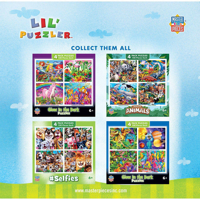 Lil Puzzler 48 Piece Jigsaw Puzzles 4-Pack - for just $10.99! 