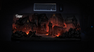 "Wolves at the Door" Darkest Dungeon Gaming Desk Mat - for just $49.95! 
