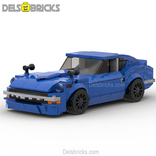 Datsun 240 Z Classic Muscle Car Custom Building Block Toy Set (Lego-Compatible Minifigures) - Premium Minifigures - Just $24.99! Shop now at Retro Gaming of Denver