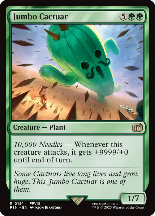 Jumbo Cactuar (FIN-191) - FINAL FANTASY Foil - for just $2.60! 