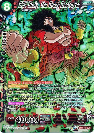 SS4 Broly, the Great Destroyer (BT11-152) [Vermilion Bloodline] - for just $31.75! 