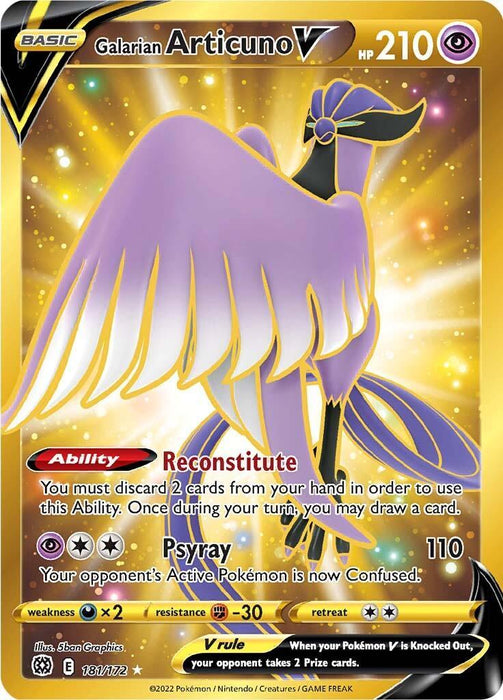 Galarian Articuno V (181/172) [Sword & Shield: Brilliant Stars] - for just $6.65! 