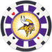 Minnesota Vikings 100 Piece Poker Chips - for just $29.99! 