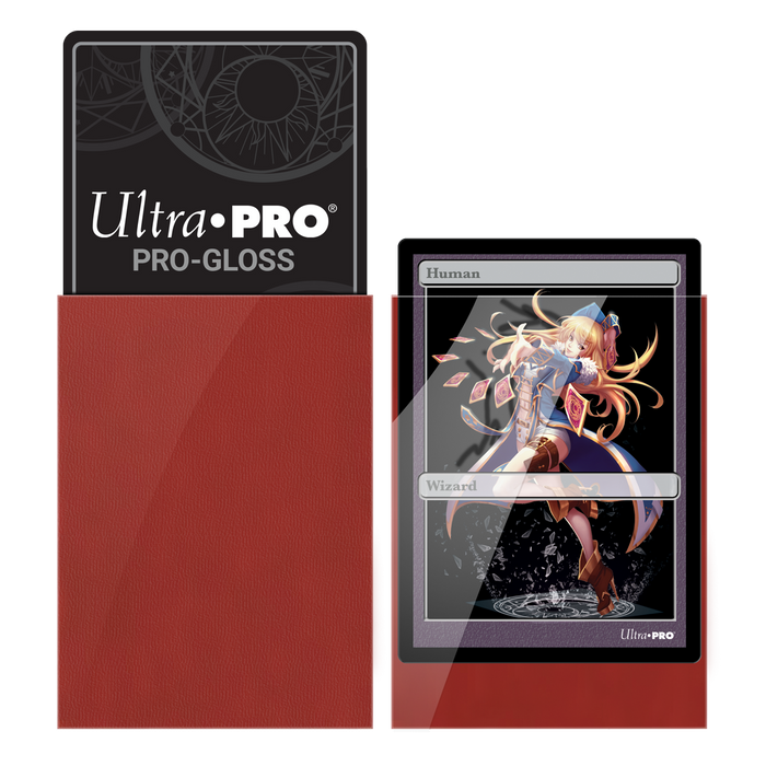 Ultra PRO: Small 60ct Sleeves - PRO-Gloss (Red) - Just $0! Shop now at Retro Gaming of Denver