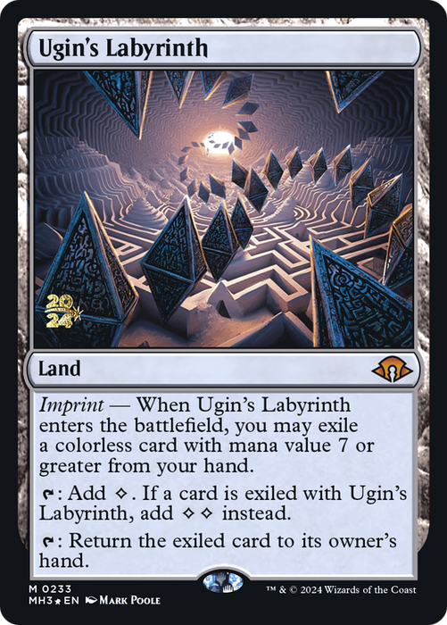 Ugin's Labyrinth (PRE-233) - Modern Horizons 3 Promos Foil - for just $9.91! 
