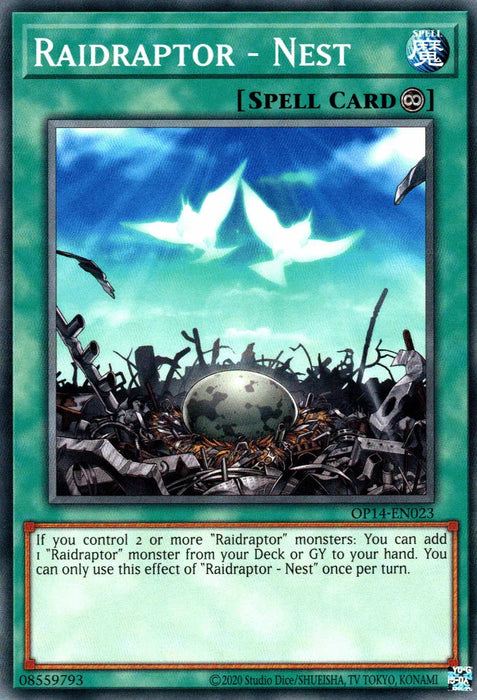 Raidraptor - Nest [OP14-EN023] Common - for just $0.10! 
