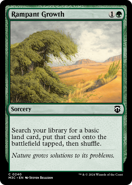 Rampant Growth (M3C-240) - Modern Horizons 3 Commander - for just $0.14! 