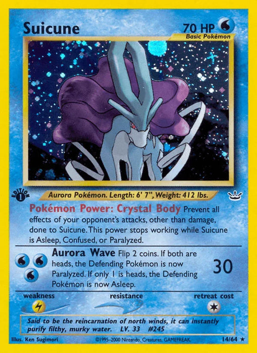 Suicune (14/64) [Neo Revelation 1st Edition] - for just $184.60! 