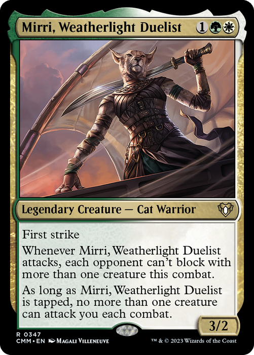 Mirri, Weatherlight Duelist (CMM-347) - Commander Masters - for just $1.54! 