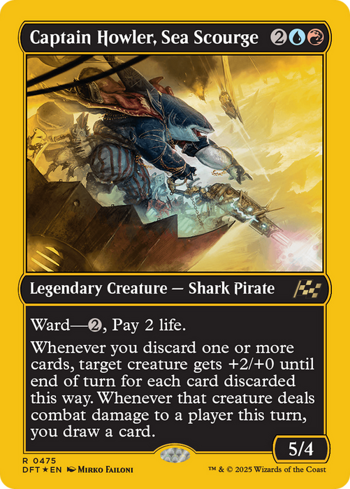 Captain Howler, Sea Scourge (DFT-475) - Aetherdrift Foil - for just $1.71! 