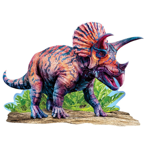 Triceratops 100 Piece Shaped Jigsaw Puzzle - Just $7.99! Shop now at Retro Gaming of Denver