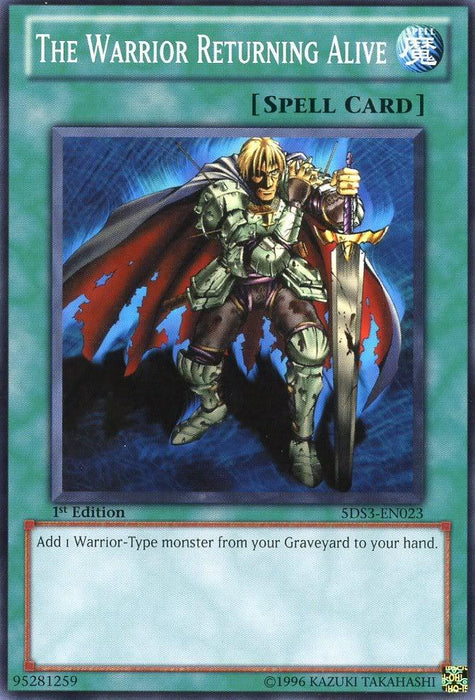 The Warrior Returning Alive [5DS3-EN023] Common - for just $0.10! 