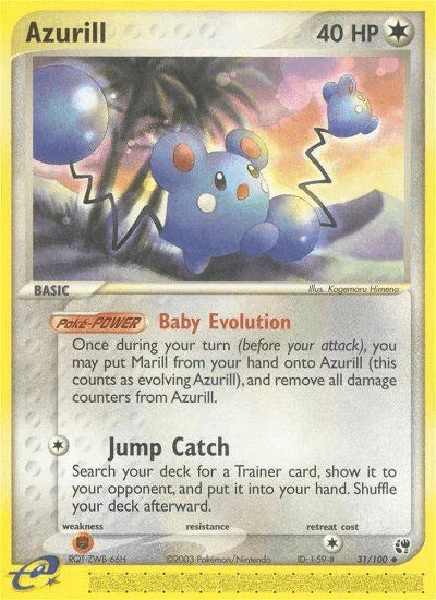 Azurill (31/100) [EX: Sandstorm] - for just $3.55! 