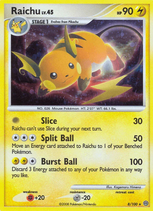 Raichu (8/100) [Diamond & Pearl: Stormfront] - for just $7.65! 