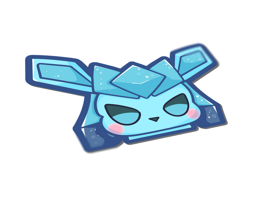 Pokemon: Glaceon Eeveelution Peeker - for just $5! 
